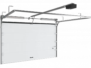 Гаражные секционные ворота RSD02 Doorhan из стальных сэндвич-панелей с торсионным механизмом (3500*3300)